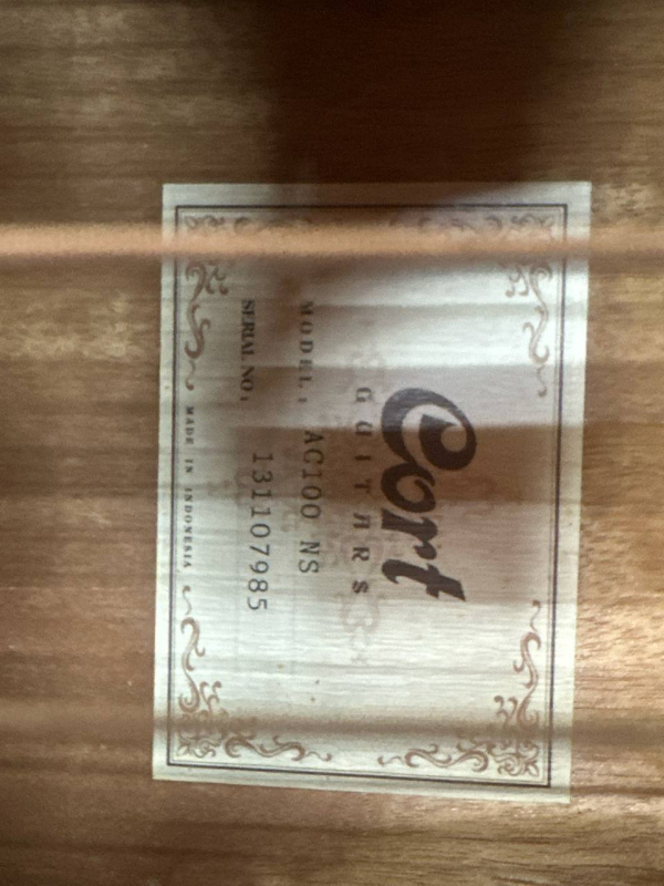 Гитара Cort AC100NS