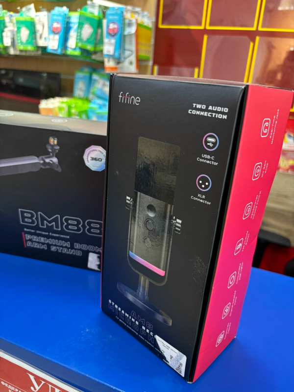 Микрофон со стойкой fifine BM88