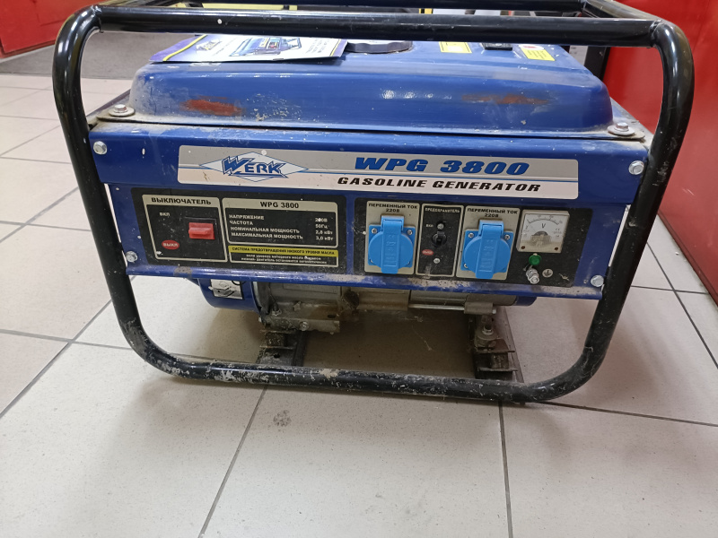 Бензогенератор Werk WPG 3800