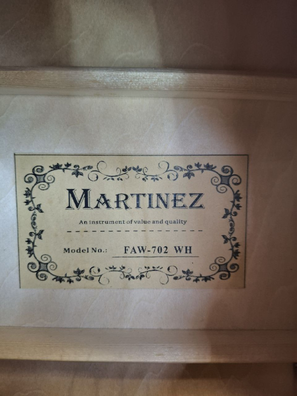 Гитара Martinez faw-702 wh