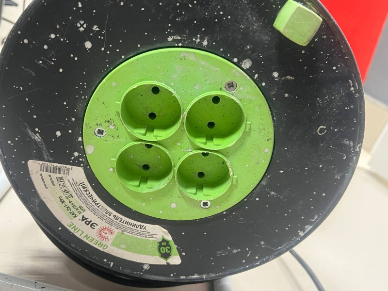 удлинитель  30м на катушке