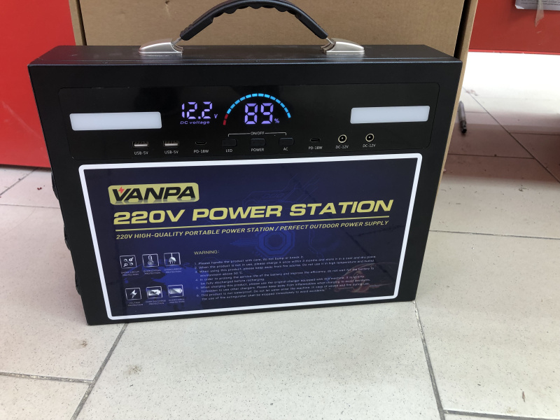 ПОРТАТИВНАЯ АВТОНОМНАЯ ЭЛЕКТРОСТАНЦИЯ  300000mAh 1000ВТ 720Wh