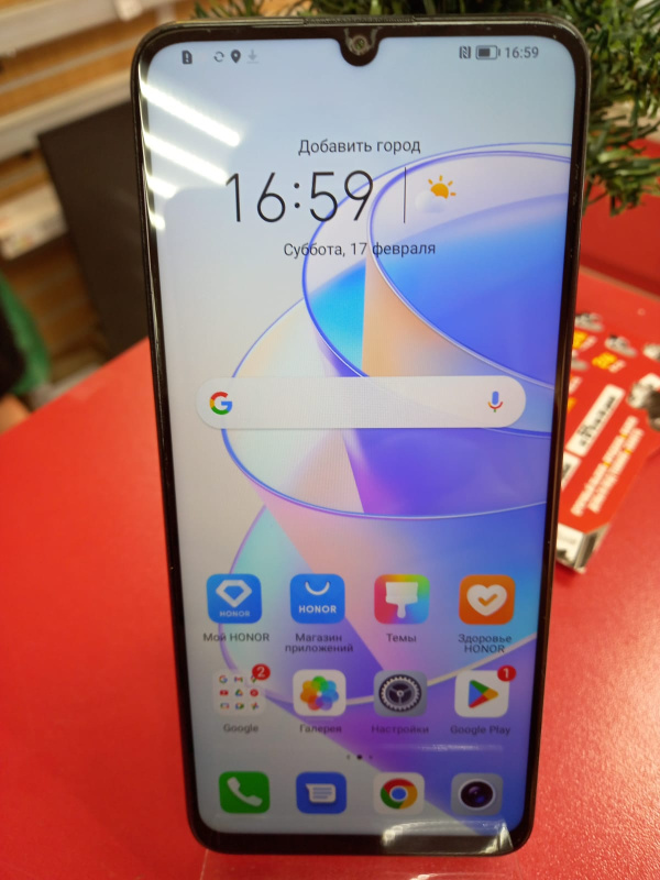 Купить Мобильный телефон Honor X7a (128 ГБ, Черный) Б/У за 0 руб ...