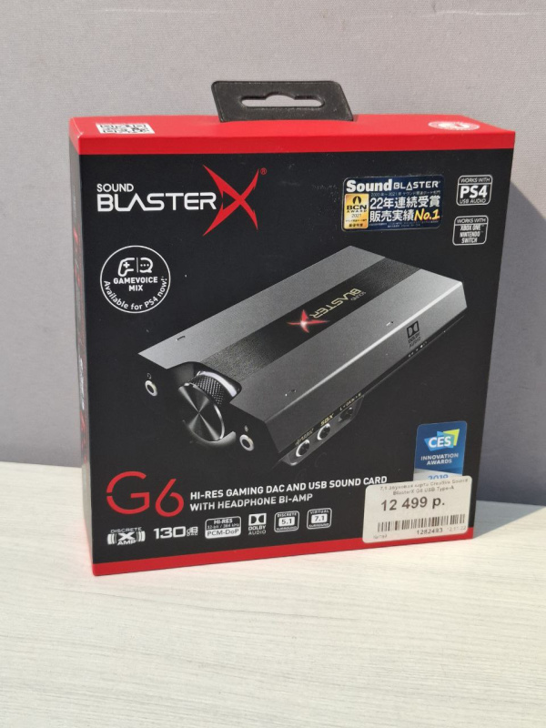 Звуковая карта Creative Sound Blaster G6