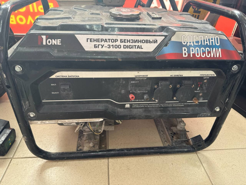 Бензогенератор NUMBER ONE БГУ-3100