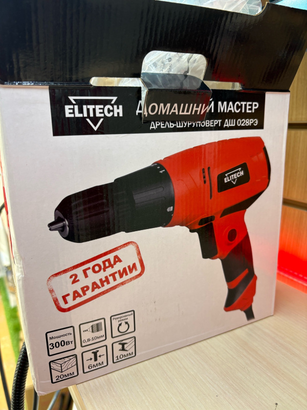 Дрель Elitech ДШ 028РЭ