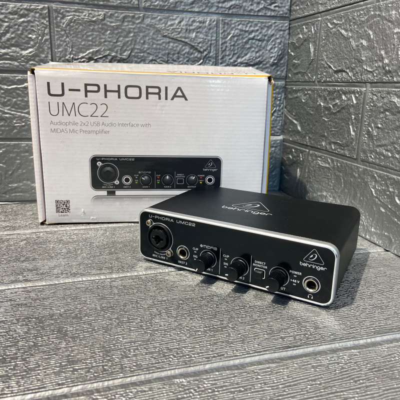 Купить Усилитель Звуковая карта behringer umc22 Б/У за 0 руб ...