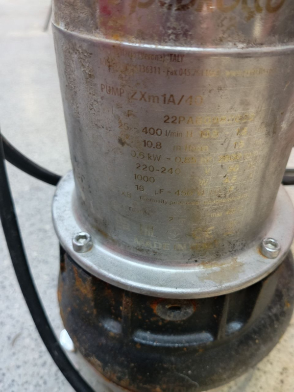 Дринажный Насос Pedrollo zxm 1a 40