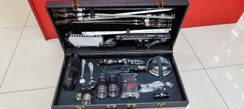 Шашлычный набор  Дагестан в кейсе NEW