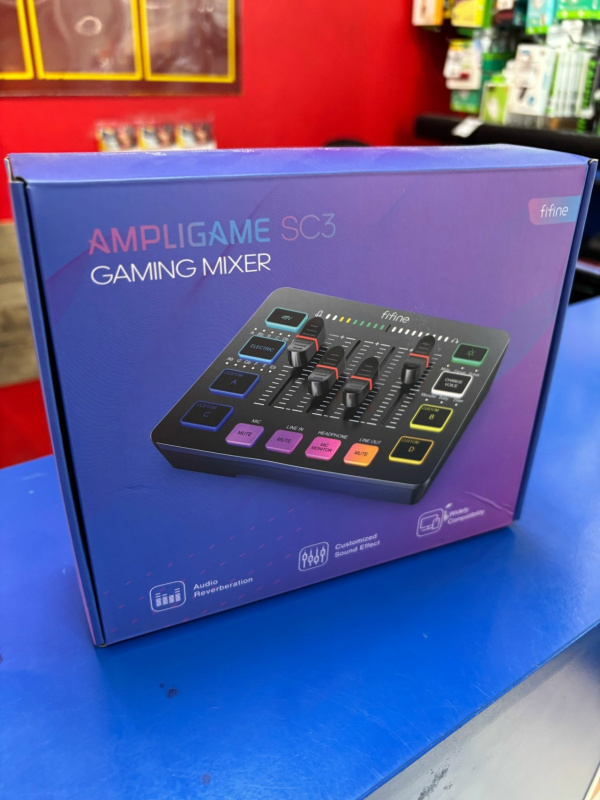 Цифровой микшерный пульт Ampligame Fifine SC3