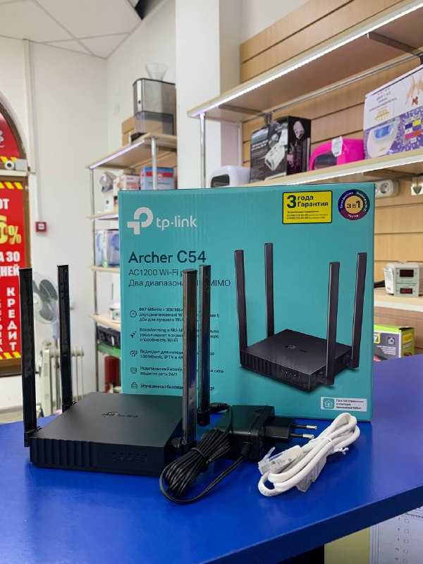 Сетевое оборудование Wi-Fi Роутер TP-Link Archer C54