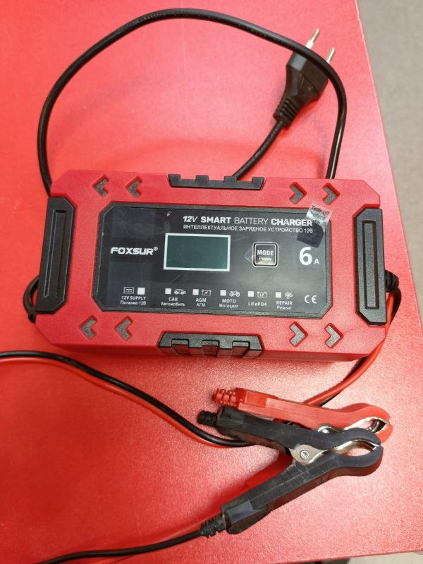 Авто аксессуар Пуско-зарядное устройство   foxsur 12v 6a