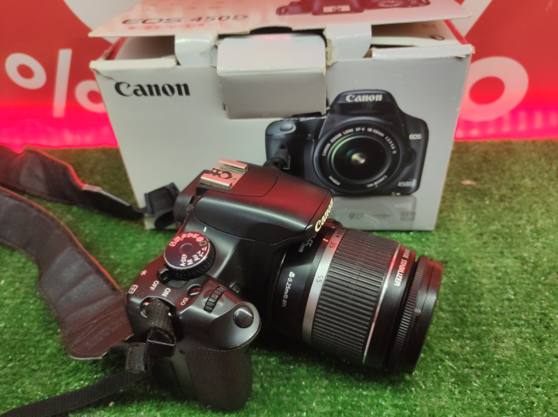 Купить Зеркальный Фотоаппарат Canon 450D Б/У за 8 999 руб. — состояние 9/10