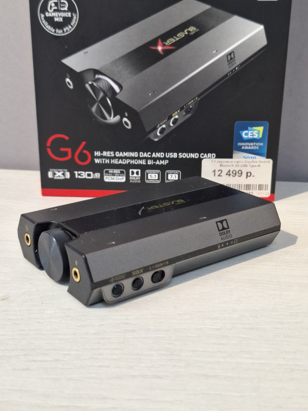 Звуковая карта Creative Sound Blaster G6