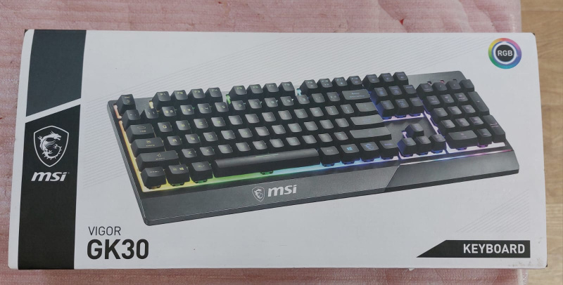 Клавиатура msi gk30