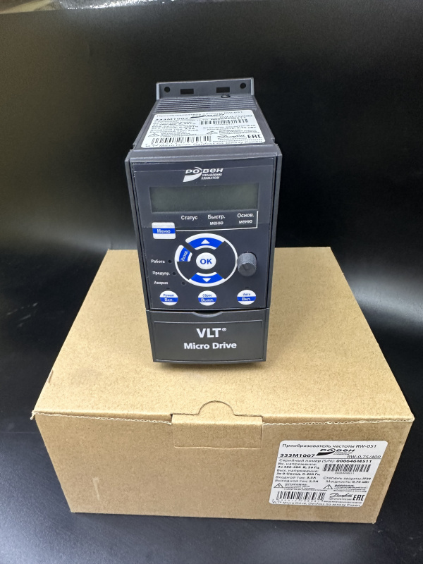 преобразователь частоты (трансформатор) VLT Micro Drive 333м1007