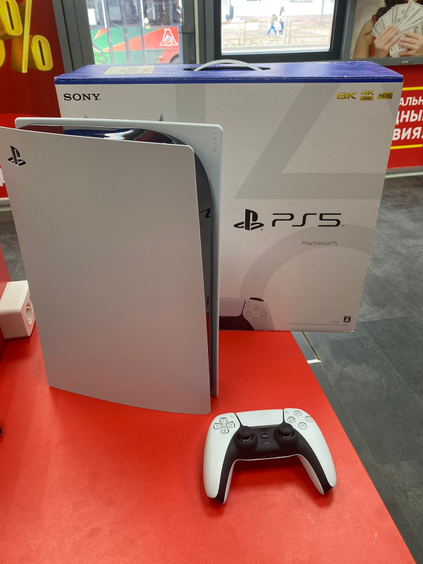 Игровая приставка Sony PlayStation 5, с дисководом, 825 ГБ SSD