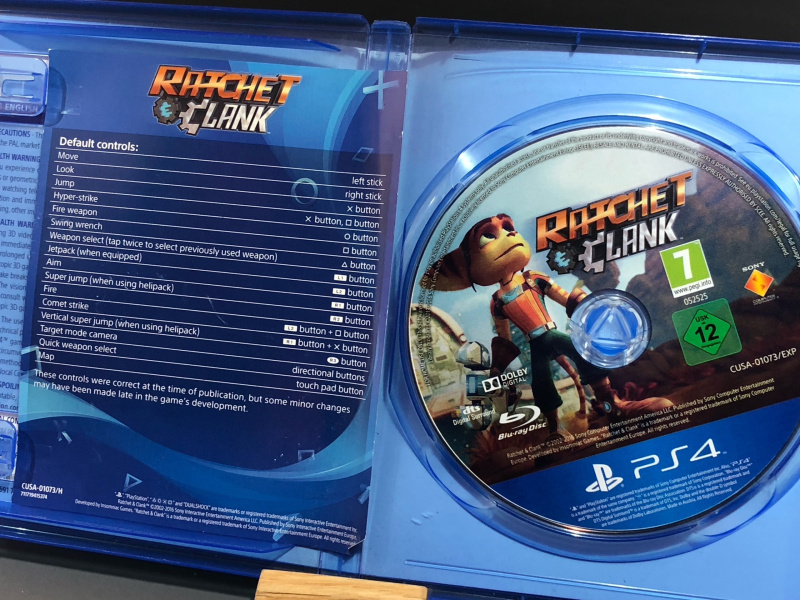 Купить Игра Диск 4 PlayStation RATCHET CLANK Б/У за 0 руб. — состояние 9/10