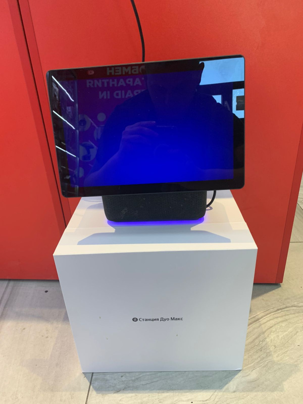 Колонки СТАНЦИЯ ДУО МАКС Яндекс СТАНЦИЯ ДУО МАКС