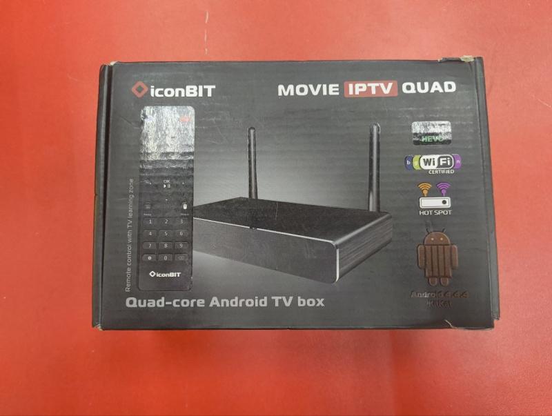 тв приставка iconBIT movie iptv quad