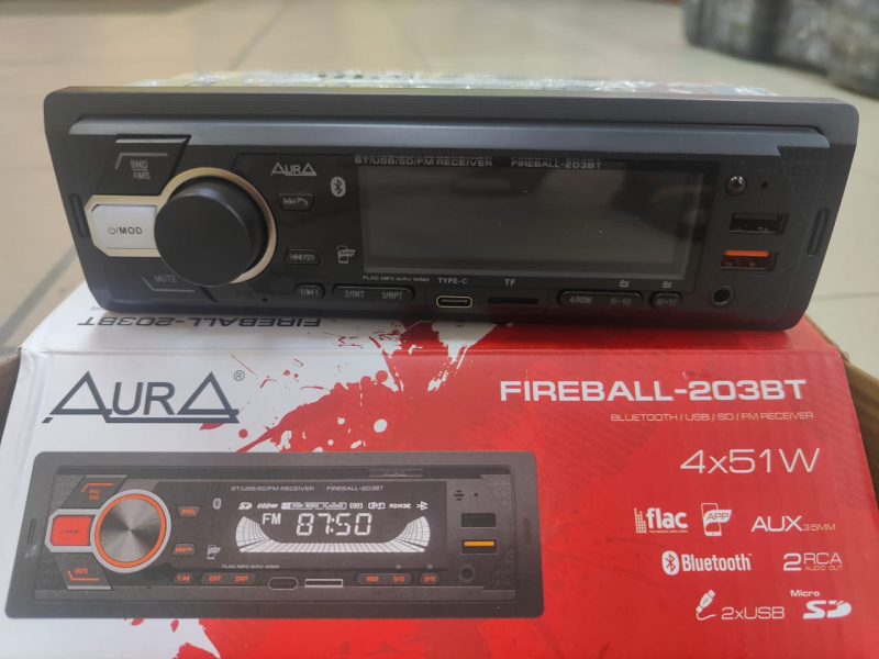 Автомагнитола AURA tools FIREBALL