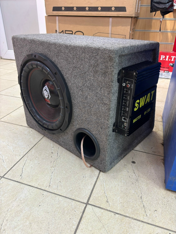Авто сабвуфер SWATT X-BASS 2700