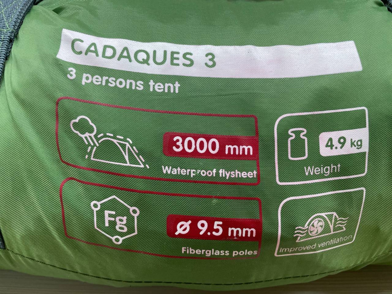 Палатка Outventure cadaques 3