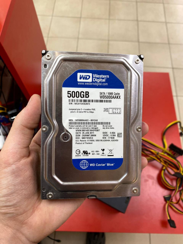 Жесткий диск WD WD5000AAKK