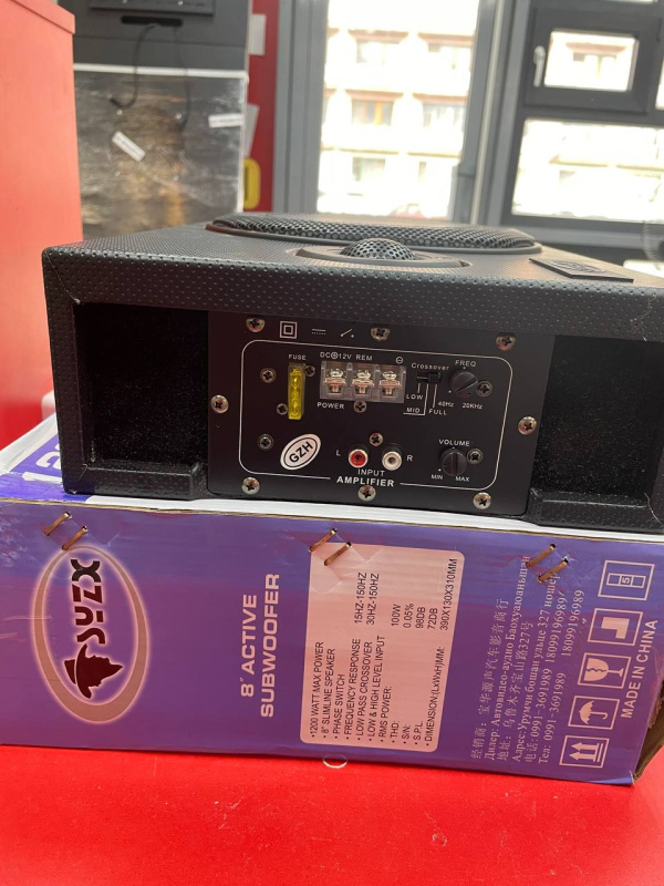 Авто сабвуфер SYZX V-US80