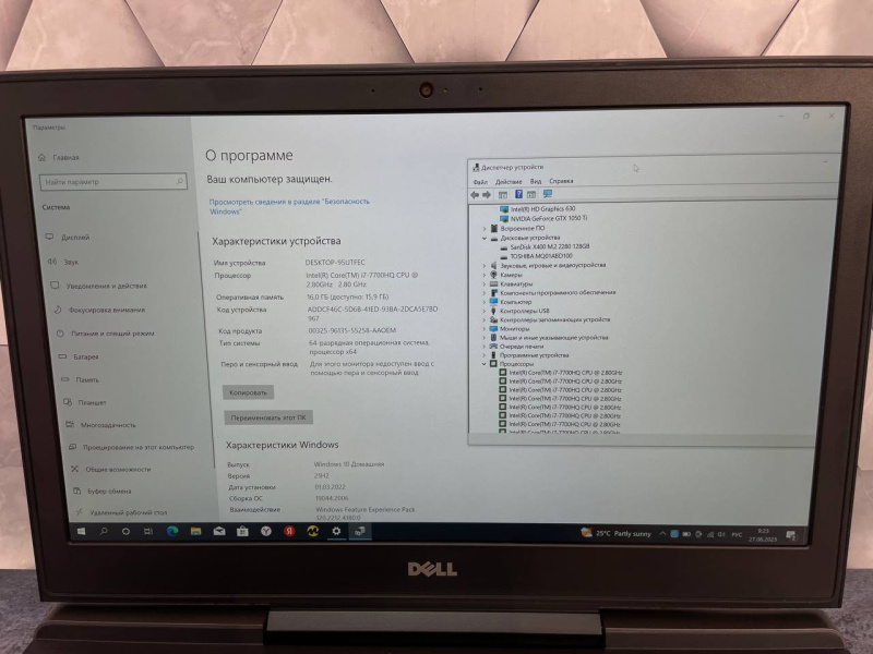 Купить Ноутбук Dell P65F Б/У за 0 руб. — состояние 9/10