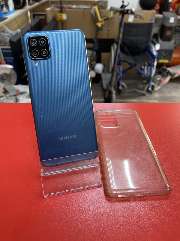 Купить Мобильный телефон Samsung Galaxy A12 (32 ГБ, Синий) Б/У за 0 руб ...