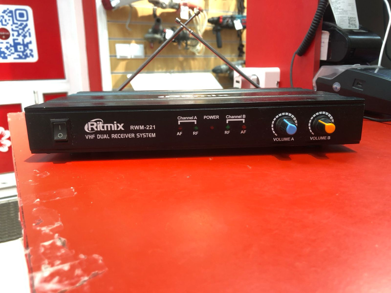 Микрофоны безпроводные  Ritmix rwm-221