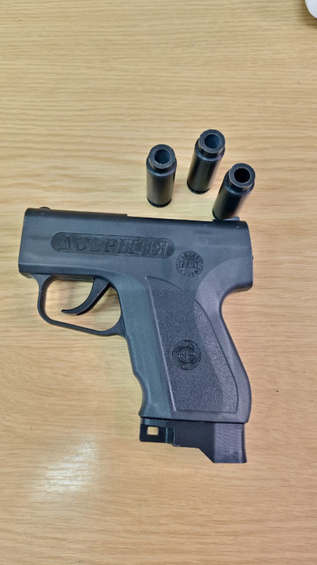 Пневматика Добрыня Аэрозольный пистолет Добрыня А+А (БАМ 18х51)