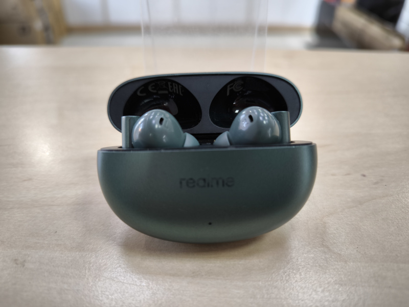 Наушники Realme Зеленые