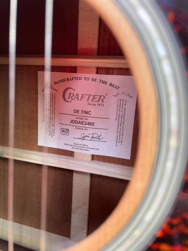 ГИТАРА Crafter de-7 /nc