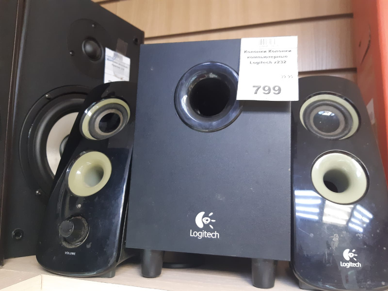 Купить Колонки Колонки компьютерные Logitech z232 Б/У за 0 руб ...