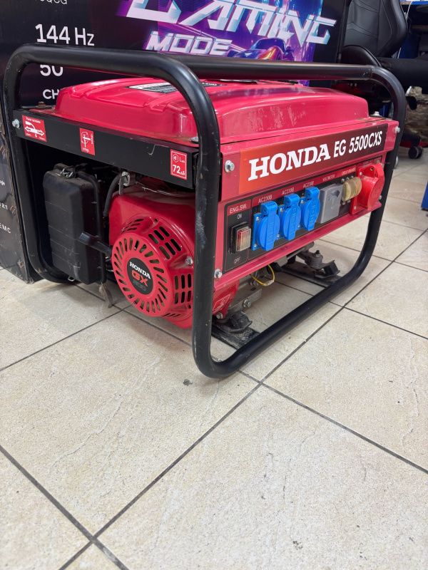 Бензогенератор HONDA EG 5500 CXS
