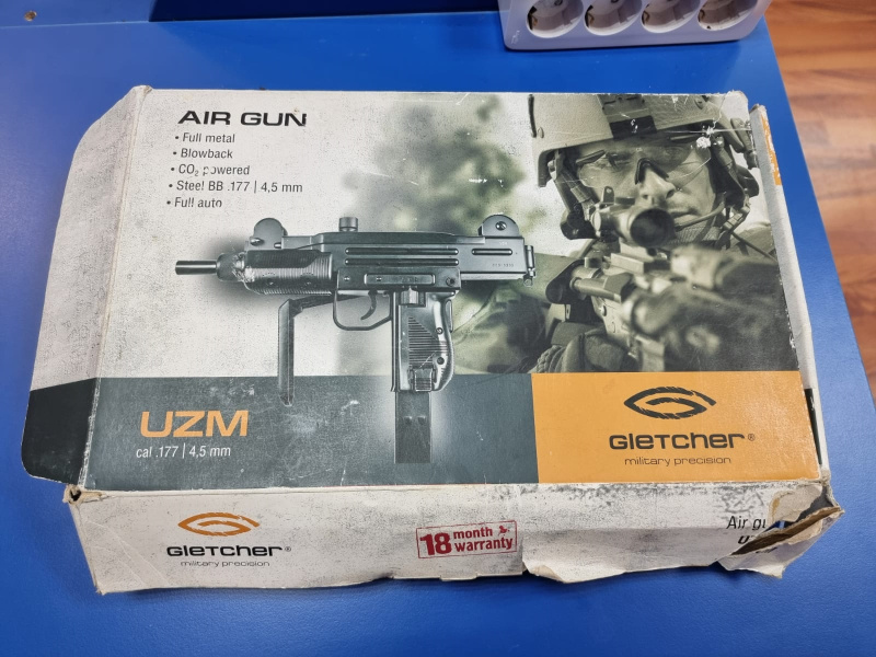 Пневматика Gletcher uzm