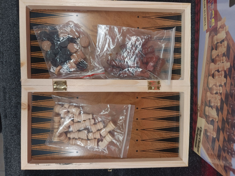 Настрольная игра Шахматы 3 в 1 .